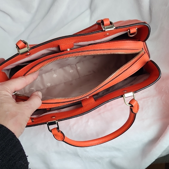 Kate Spade Vibrant Orange Satchel - Picture 5 of 9